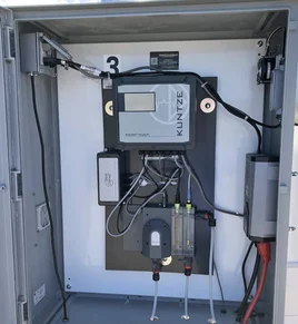 Kuntze irrigation water treatment system at duncan family farms