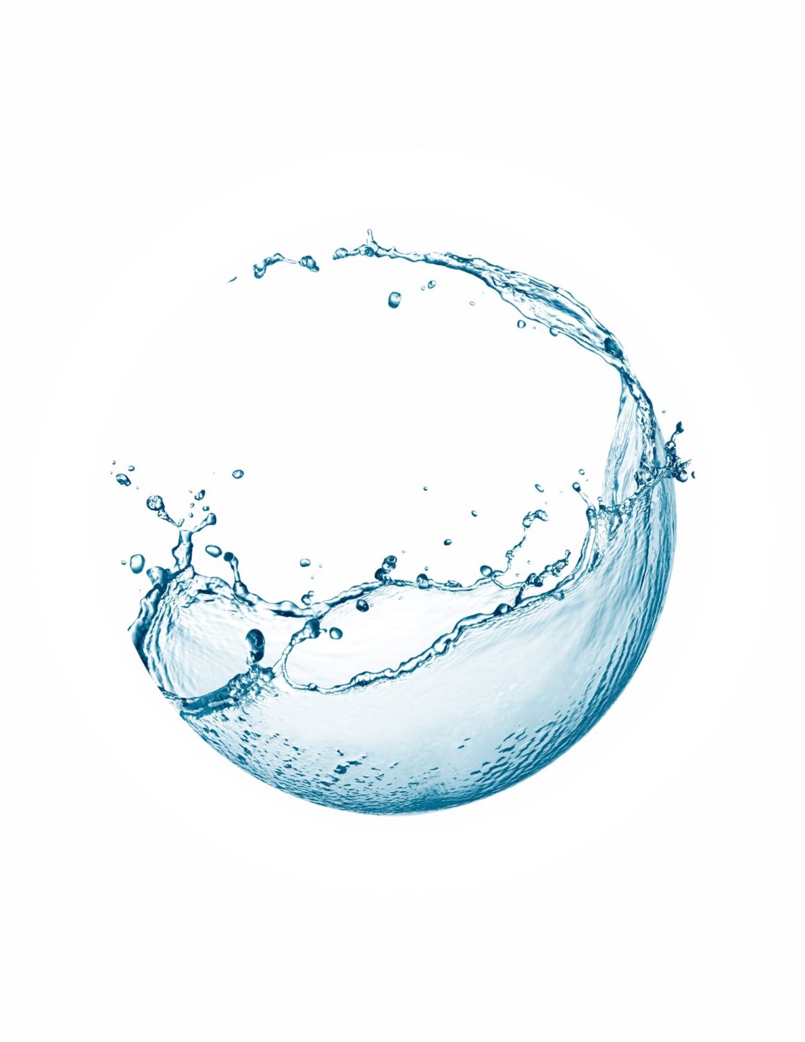 Water splashes